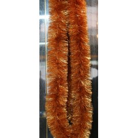 Vánoční girlanda - zlatá - 6 m dlouhá s Ø 2cm