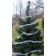 Vianočná girlanda - strieborná - 6m dlhá s Ø 2cm