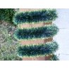 Vianočná girlanda - zeleno-svetlozelená - 6 m dlhá s Ø 10 cm