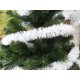 Vánoční girlanda - stříbrná - 6m dlouhá s Ø 2cm