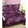 Posteľné obliečky Rio fialová 1x70x90 cm, 1x140x220 cm, 100 % bavlna