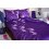 Luxusné posteľné obliečky Xénia fialová 1x70x90 cm, 1x140x200 cm, 100 % bavlna